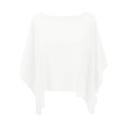 thumbnail image 5 of AWZXDE Lightweight Chiffon Summer Beach Wrap Soft Flowy Shawl Breathable Sun Scarf Versatile Evening Stole Dressy Cover Up Shawls for Evening Dresses White,L, 5 of 5