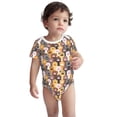 thumbnail image 2 of Yiaed Cat Paw (2) Print Infant Climbing Short Sleeve Onesie One-Piece Baby Bodysuit Clothes 0-12 Months -3 Months, 2 of 6
