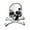Silver black, variant on 3D Skull Metal Emblems Stickers Personalizes Skeleton Designs Skull Crossbones Metal Decals for Car & Motorcycles