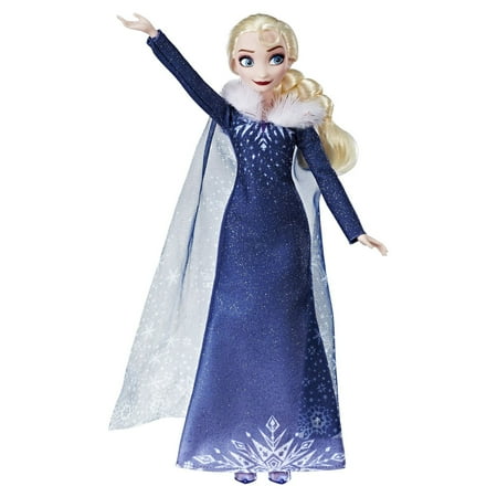 Disney Frozen Olaf\'S Frozen Adventure Elsa Doll W Ith Matching Shoes