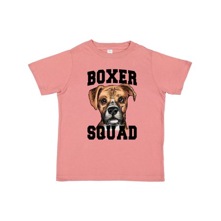 

Inktastic Dog Boxer Squad Gift Toddler Boy or Toddler Girl T-Shirt
