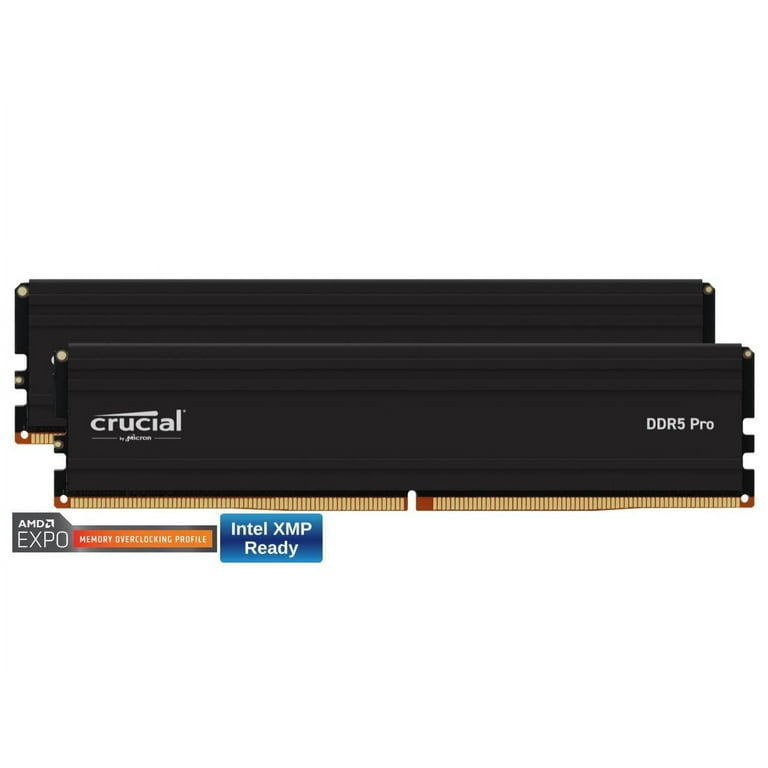 Crucial Pro 48GB (2 x 24GB) DDR5 6000 (PC5 48000) XMP 3.0 & AMD 