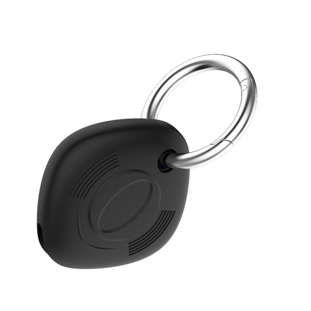Funda protectora compatible con Samsung Smart Tag, silicona suave antiarañazos Negro