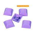 thumbnail image 4 of Unique Bargains 1U Blank Keycaps, 10 Pack Universal PBT Keyboard Replacement Accessories for MX Mechanical Keyboard, Purple, 4 of 6