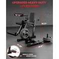 thumbnail image 4 of Gaderth Leg Extension and Curl Machine, 4 in 1 Leg Press Machine for Home Gym, 700 Lb Weight Capacity Adjustable Lower Body Workout Equipment, Fits 1 In and 2 In Weight Plates, 4 of 7