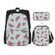 thumbnail image 1 of Disketp Watermelon Mochila Estampada de Gran Capacidad con Lonchera y Estuche, Set de 3 Piezas para Estudiantes, 1 of 7