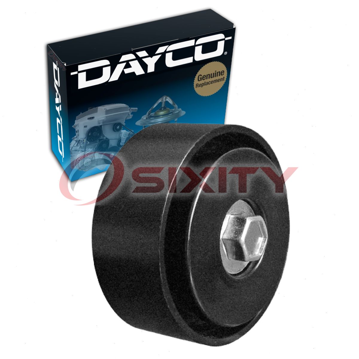 Dayco 89503 - Accessory Drive Belt Idler Pulley Fits select: 2005-2011,2014-2020 TOYOTA TACOMA