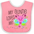 thumbnail image 3 of Inktastic My Auntie Loves Me- Cute Dragonfly Boys or Girls Baby Bib, 3 of 4