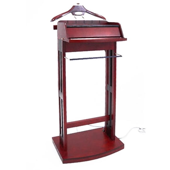 Proman VL16201 Voiturier de Garde-Robe Excalibur avec Recharge, Cerisier Foncé