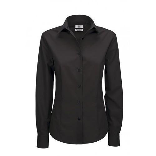 smart black shirt women's