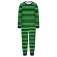 thumbnail image 6 of Pajamas for Women Set Fashion Striped Print Breathable Sleepwear with Pants Casual Crew Neck Long Sleeve Pajamas Summer Pjs for Women, 6 of 7