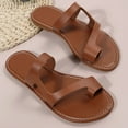 thumbnail image 4 of Mepaouo Women's Slide Sandals Arch Support Flip Flops Toe Ring Walking Orthotic Thong Sandal Shoes Size 8, 4 of 7