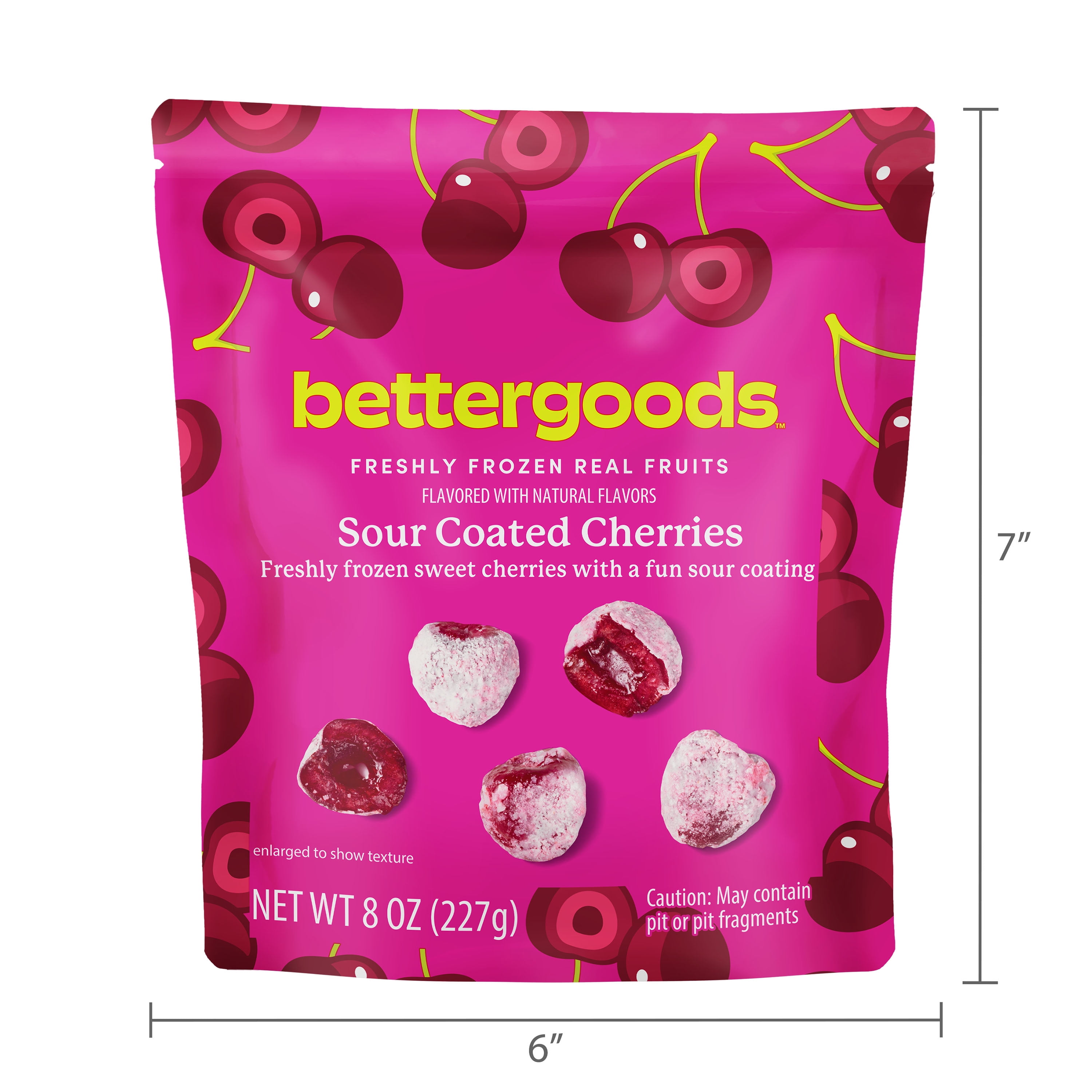 bettergoods Freshly Frozen Sour Coated Cherries, 8 oz - Walmart.com