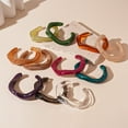thumbnail image 2 of XmhyTop-A Pink Opening Bracelet Acrylic Bangles 1 Pcs Stylish Irregular Acrylic Resin Bangle, 2 of 2
