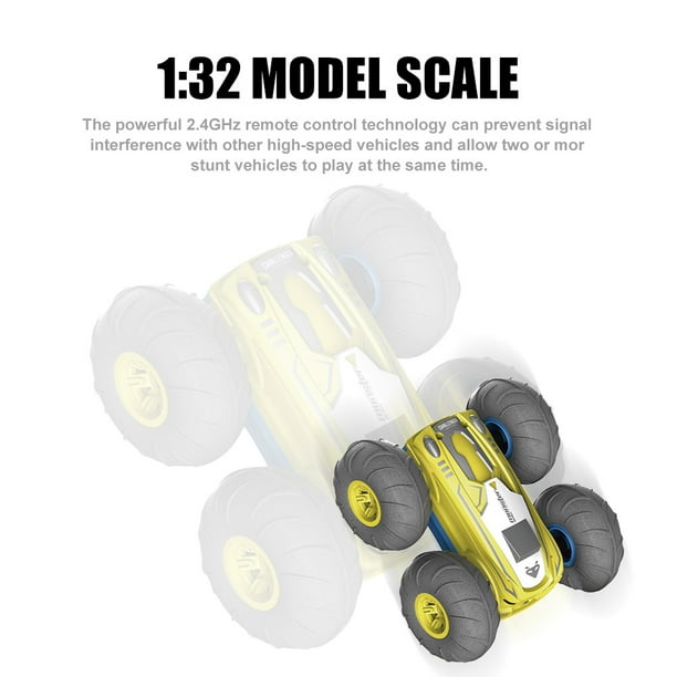 1 32 2 4 GHz recargable doble cara Flip vehiculo 4WD RC Stunt Cars Hobby Toys Tmvgtek libre de BPA Bodega Aurrera en linea