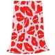 thumbnail image 2 of Balery Lips Kiss Manta de Felpa Suave y Acogedora – Cobija de Franela Aterciopelada para Cama, Lavable y Cálida para Sofá, Mascotas, Transpirable-40"x30", 2 of 7