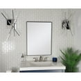 thumbnail image 5 of Decor Wonderland Venta Modern Black Framed Wall Mirror with Dual Mounting Brackets 29.5" x 39.5", 5 of 5