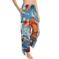 thumbnail image 2 of Balery Refreshing Citrus Splash print Women's Pajama Pants,Ultra Lightweight Pjs,Lounge Pant-X-Large, 2 of 9
