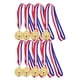 thumbnail image 5 of 8 medallas de metal con forma de espiga de trigo para eventos deportivos, premios, trofeos, medallas para competiciones, celebraciones, reconocimientos y medallas de fútbol., 5 of 8
