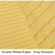 thumbnail image 4 of Manta Tejida 100% Algodón con Tejido de Punto Súper Suave, Cálido, Multicolor (51 x 67 Pulgadas, Caqui), 4 of 8