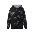 thumbnail image 1 of Veste à Capuche Décontractée pour Femmes Manches Longues Fermeture à Glissière Imprimé Papillon avec Poches Chandail en Molleton d'Automne, 1 of 6