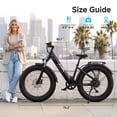 thumbnail image 2 of TST Electric Bike for Women, 750W E-Mountain Bike, 26" Fat Tire Electric Bike, 48V/15Ah Battery UL2849, 60Miles Long Range, 7-Speed Gear, 20mph Fast Ebike, 2 of 8