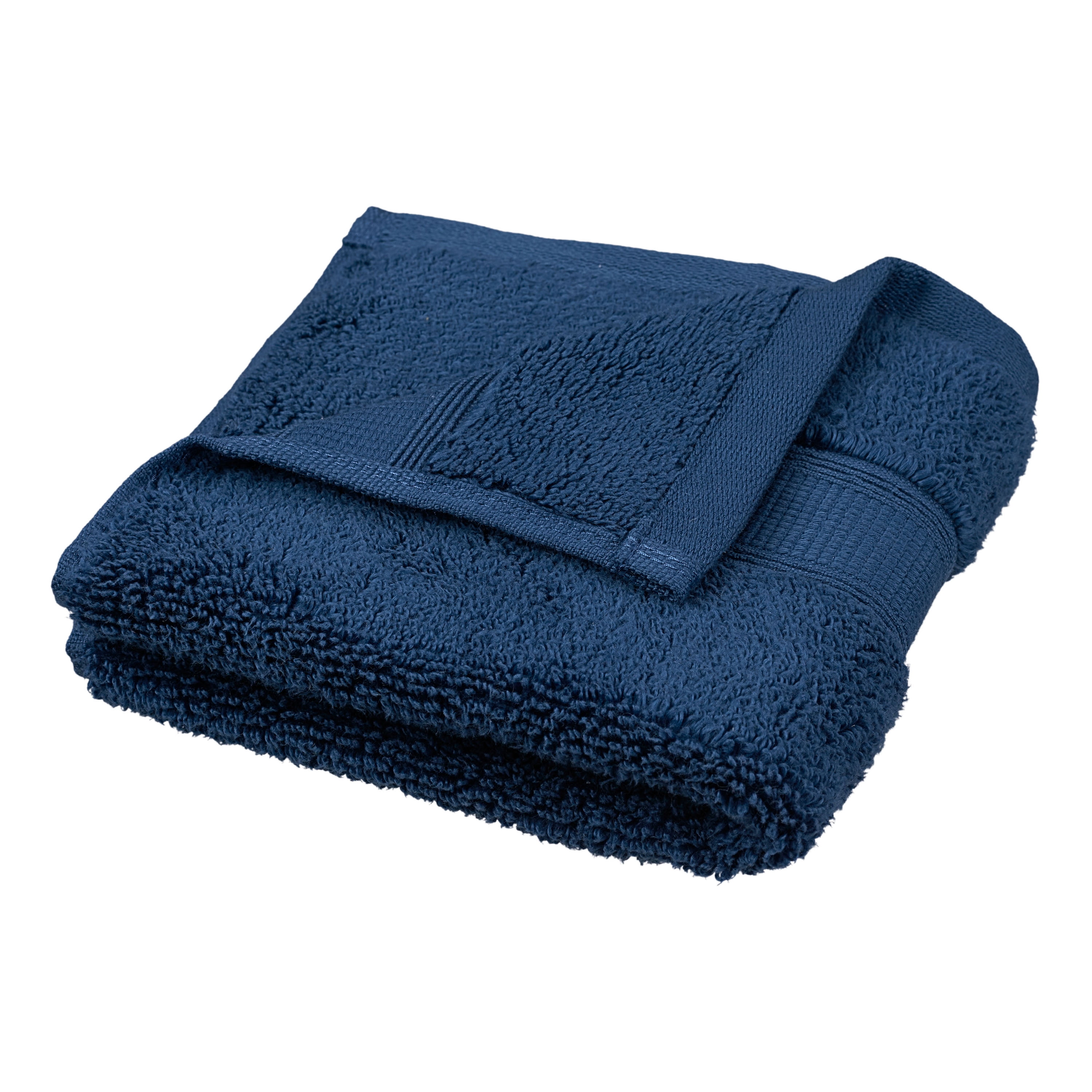 Egyptian Cotton 900 GSM Hotel Quality 3-Piece Towel Set, 1 Face, 1 Hand,  and 1 Bath Navy Blue