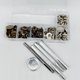thumbnail image 4 of Speravity Kit de sujetadores a presión para bolso de ropa, broches de presión de botón de latón, pieza de repuesto, accesorio artesanal para Kits y herramientas para tallar, 4 of 6