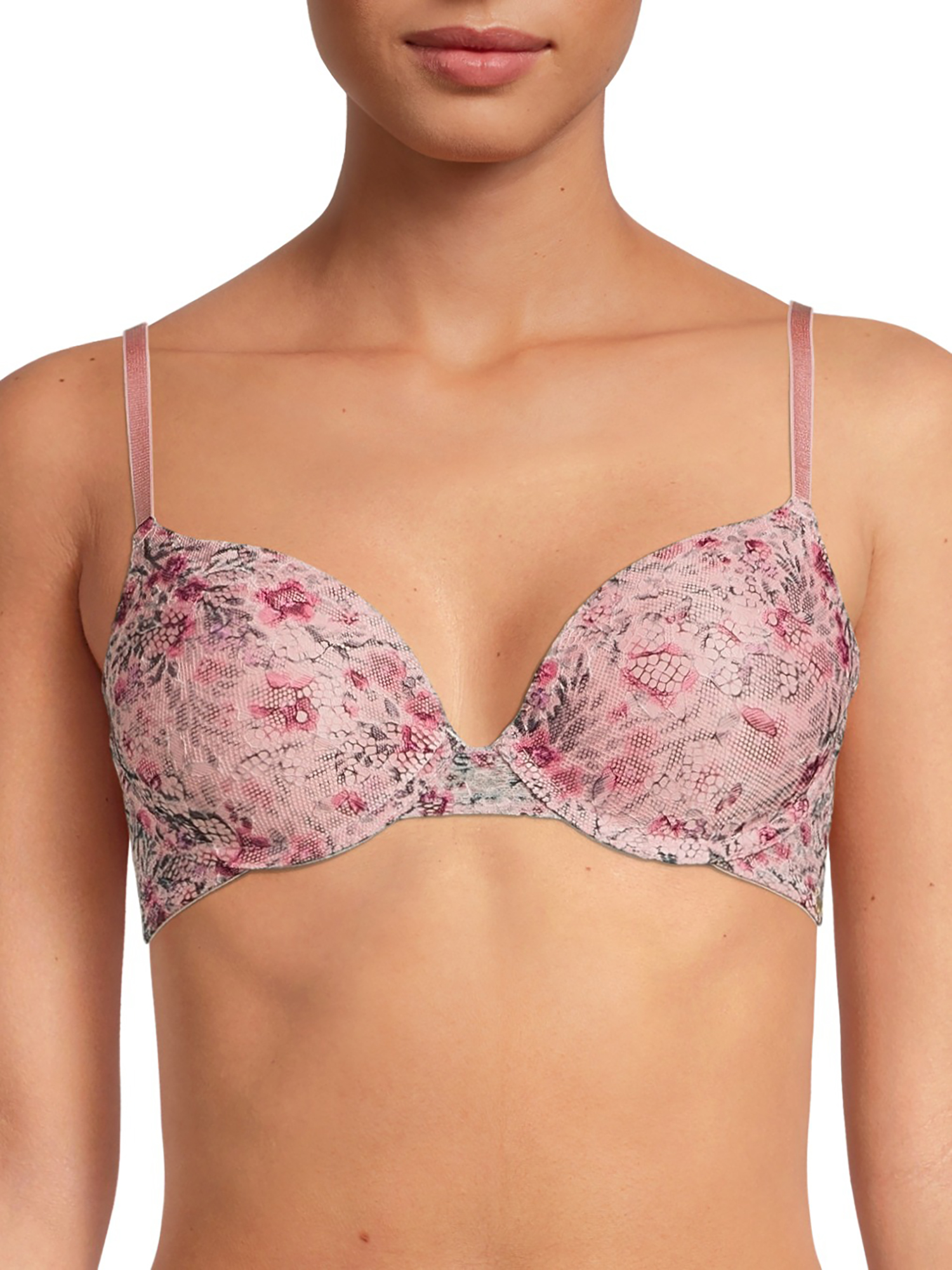 Jessica SimpsonWomen's Allover Lace Push-up Bra 3 Pack - image 2 of 3