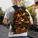 thumbnail image 4 of Easygdp Orange Lightning Mochila Casual para Portátil, Mochila para Escuela, Viajes, Negocios, 4 of 4
