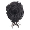 thumbnail image 4 of Peluquería pelo desordenado Yuyangstore círculo elástico suave al tacto cómodo Clip de agarre postizo marrón negro, 4 of 8