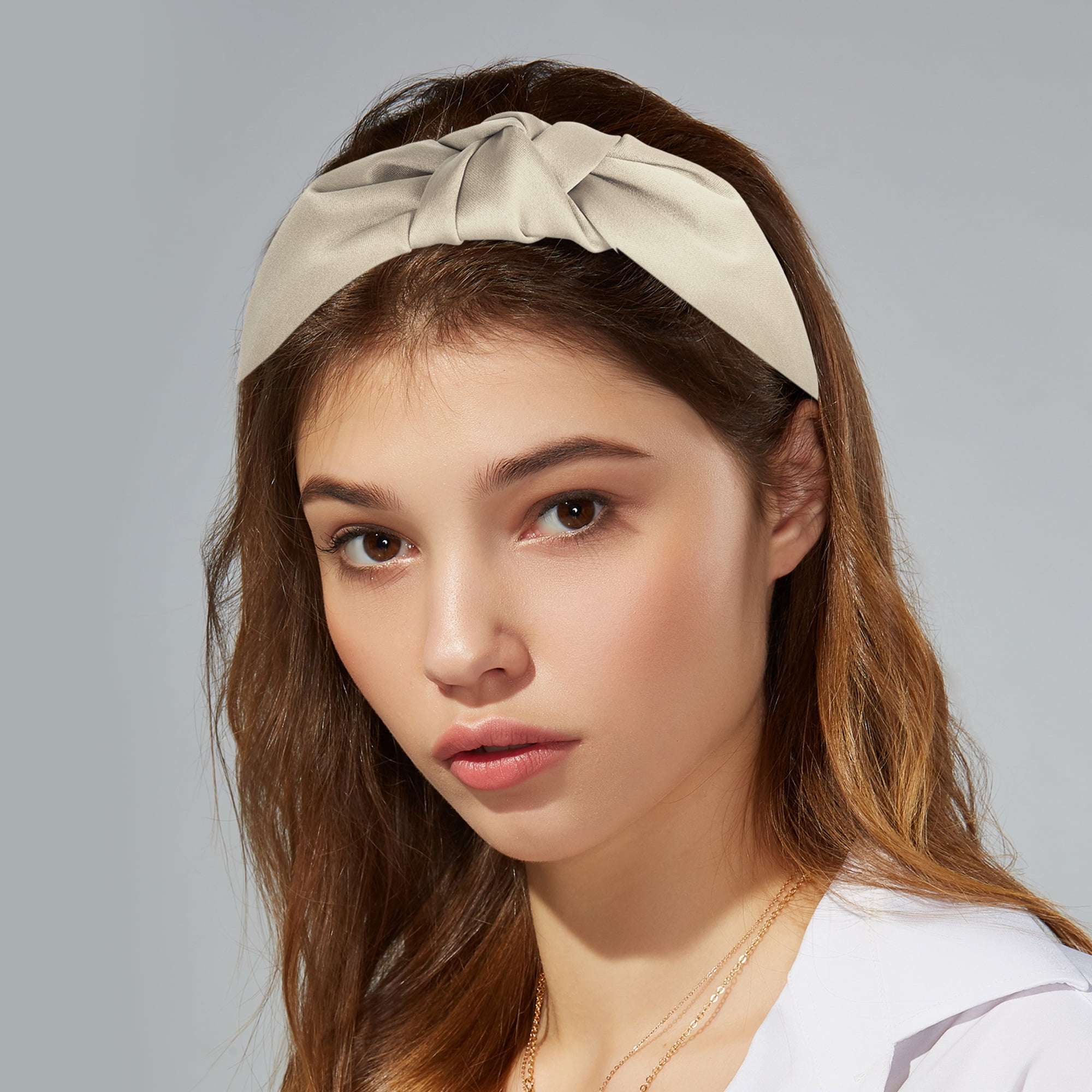 Unique Bargains Silk Knotted Headband Hairband for Women 1.2  display picture 2