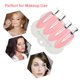 thumbnail image 3 of Pinzas de cabello versátiles para peinados sin marcas, diseño de hojas y mariposas, ideal para flequillos y estilos laterales, color rosa, incluye 4 piezas duraderas., 3 of 6