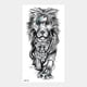 thumbnail image 1 of Pegatina de papel para tatuaje de animales, tigre, león, cabeza de lobo, medio brazo, pegatina grande de transferencia de agua, 1 of 6