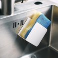 thumbnail image 3 of White Sink Organizer Kitchen Sink Soap Dish Drainer Sink Drainer Kitchen Suction Cup Sponge Storage Rack Kitchen Accessories Storage Tools, 3 of 5