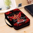 thumbnail image 4 of Funda con cierre con cremallera para Bible Cover MYSMOR Leopard Rose Flowers, 4 of 6