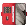 thumbnail image 6 of Allytechgroup Flip Cover Case for Google Pixel 8A, Premium PU Leather Stand Cards Holder Hand Wrist RFID Blocking Bumper Shockproof Phone Case for Google Pixel 8A, Red, 6 of 6