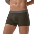 thumbnail image 2 of Sngxgn Men’s Support Boxer Briefs Cooling Underwear Regular Long-leg and Trunk(Dark Gray,XXXL), 2 of 3