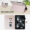thumbnail image 2 of Allytechgroup for iPad 11th Generation 2025/10th Generation 2022 Case, Multi-Angle Viewing Stand, Elegant PU Leather Card Pockets Kickstand Cover, Auto Sleep/Wake Shockproof Case, Rosegold, 2 of 8