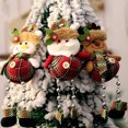 thumbnail image 4 of Wosthever Árbol de Navidad colgante fiesta temática festival atmósferas muñeca colgante chimenea decoración al aire libre DIY artesanía Prop Kits de decoración para fiestas Anciano Wosthever HA069302-01, 4 of 6
