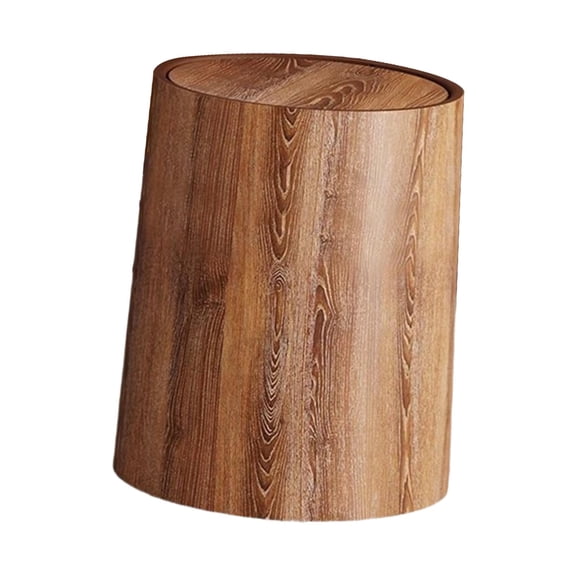 Fiocias Bathroom Trash Can Modern Garbage Bin Garbage Basket with Swing Lid Waste Basket S