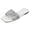 White, variant on Sparkly Sequin Flat Dressy Sandals for Women 2026 Summer Fashion Bling Square Toe Wide Width Comfortable Dress Slip on Bridal Slides Slippers White Size 7