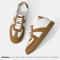 thumbnail image 6 of CMR CHAMARIPA Men's Height Increasing Shoes - Brown Suede Casual Elevator Sneakers 7CM / 2.76 Inches, 6 of 8