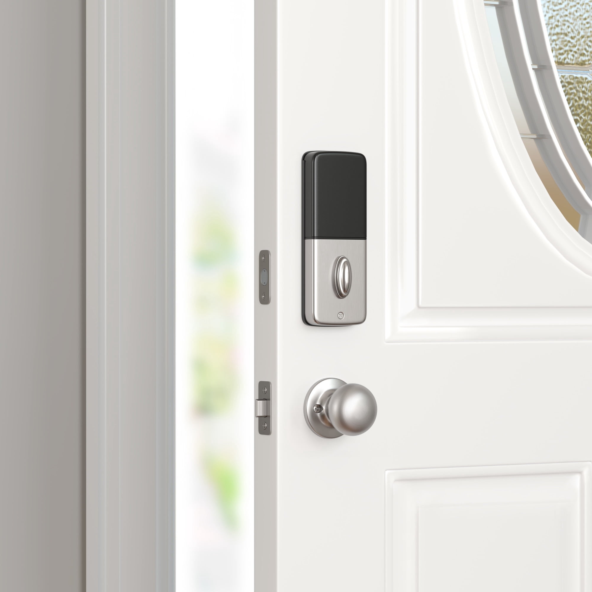 Miseno MLK4030BK Porter Flat Ball Passage Door Knob Set - Black
