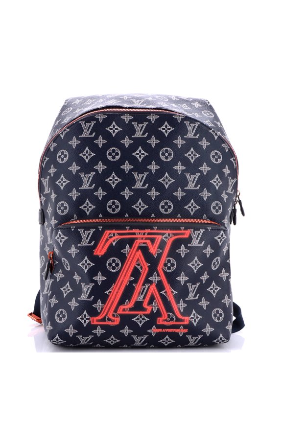 Pre-Owned Apollo Backpack Limited Edition Upside Down Monogram Ink By Rebag