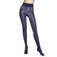 thumbnail image 2 of Tawop Fashion Women Solid Color Bright and Glossy Leggings Conjoined Body High Elasticity Silk Stockings, 2 of 3