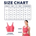 thumbnail image 4 of Nirlon U Tank Top Sports Bra - Nirlux Womens Tops & Sports Bras for Women - Light Cups, Scoop Neck Workout Tops for Women (Magenta, 10), 4 of 6