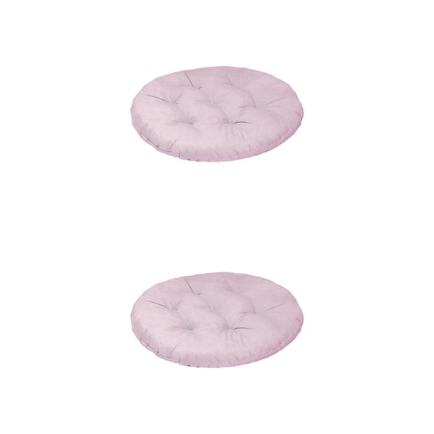Cojines cómodos y duraderos Billuyoard para asientos de suelo Taro harina 40X40cm 2Conjunto