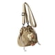 thumbnail image 4 of Bolso tipo cubo para mujer, estilo hobo, moderno, para teléfono móvil, bolso de mano, pequeño, bandolera Caqui, 4 of 9