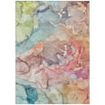 thumbnail image 2 of Addison Rugs Chantille Indoor/Outdoor Contemporary Watercolors Blue Washable Rectangle Rug, 5' x 7'6", 2 of 6